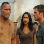 Poster film The Rundown (2003) menampilkan Dwayne Johnson dan Seann William Scott dengan latar hutan Amazon.